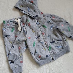 Old Navy Jogger Set 12-18 Months Cool Shark Sports